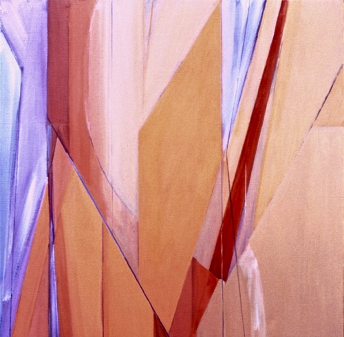 Constructivist, 48" x 48", oil on canvas, 1978, private collection.